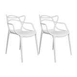 SET X 2 SILLAS SOLNA BLANCAS BOXBIT