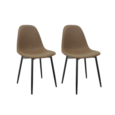 SET X 2 SILLAS CHARLA BP BEIGE BOXBIT
