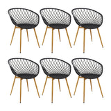 SET X 6 SILLAS LOA NEGRAS BOXBIT