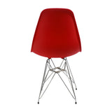 SILLA DKR METAL TIPO EAMES ROJA BOXBIT