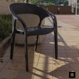 Silla Exterior Ratan Curve Café Boxbit