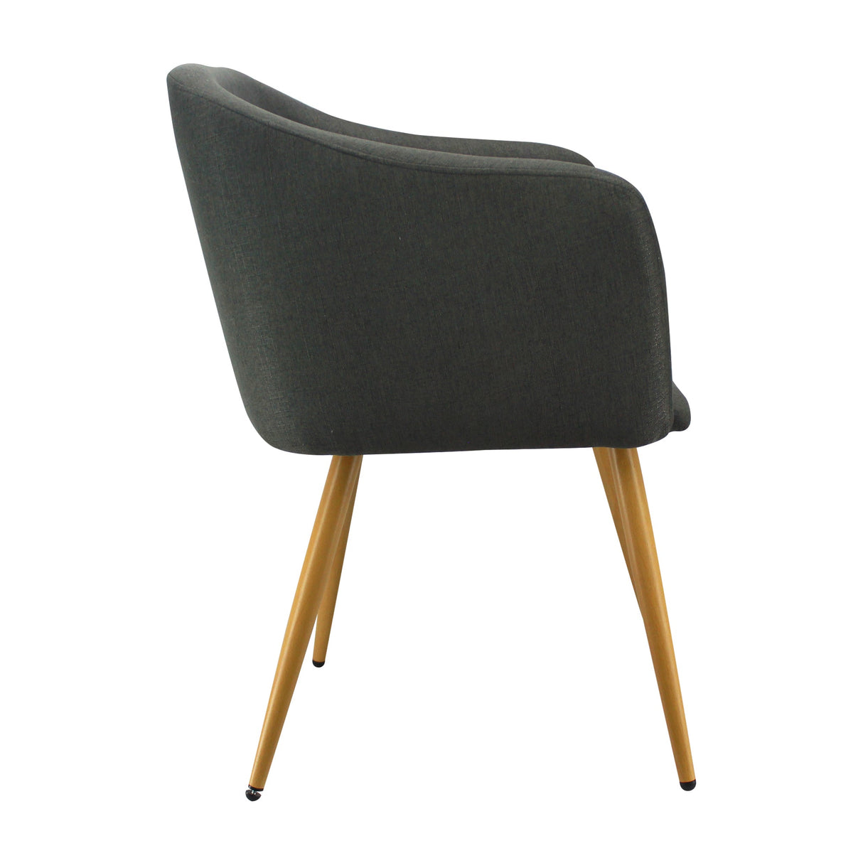 SILLA CHARLA BM CON BRAZOS GRAFITO BOXBIT