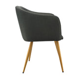 SILLA CHARLA BM CON BRAZOS GRAFITO BOXBIT