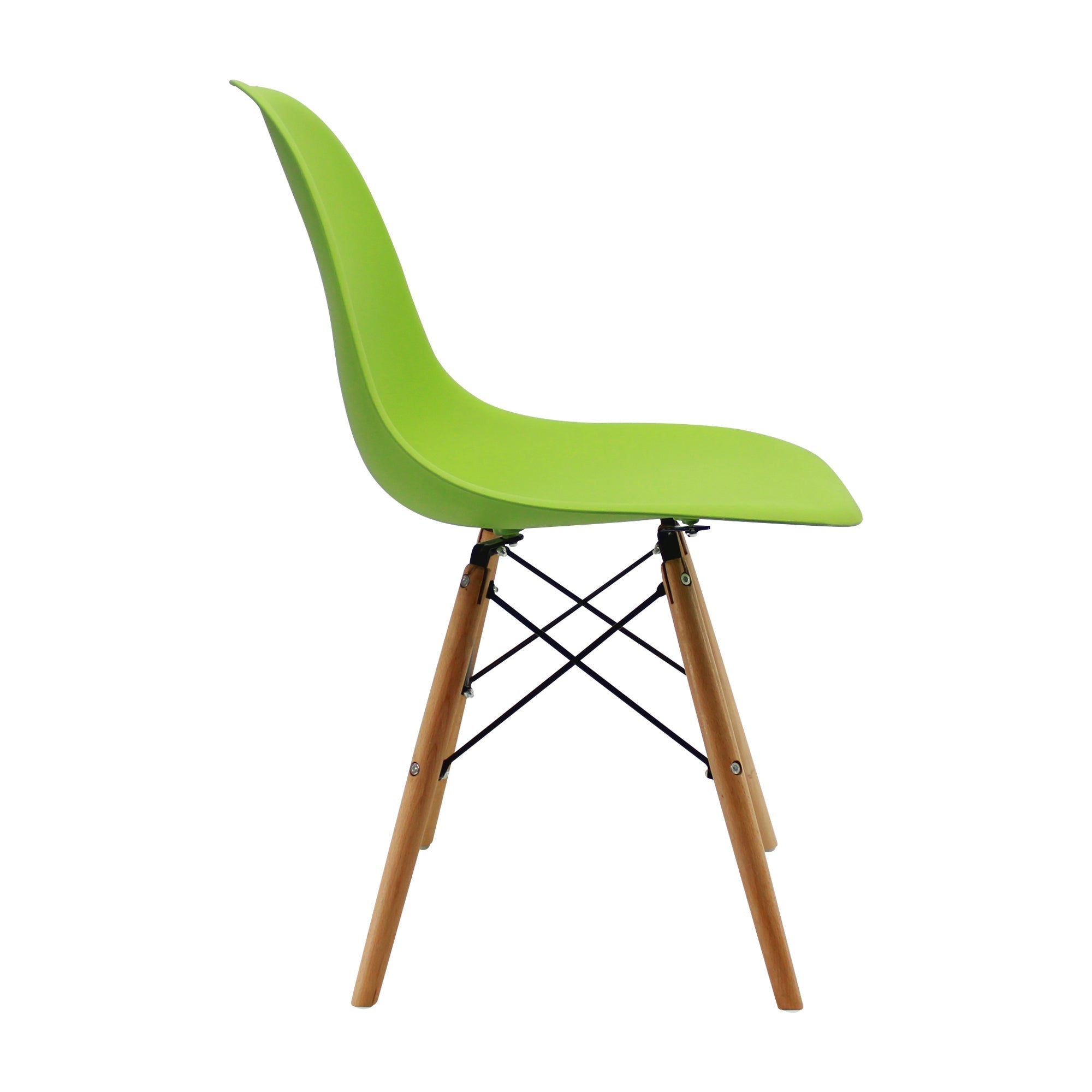 SET X 6 SILLAS DKR TIPO EAMES VERDES BOXBIT