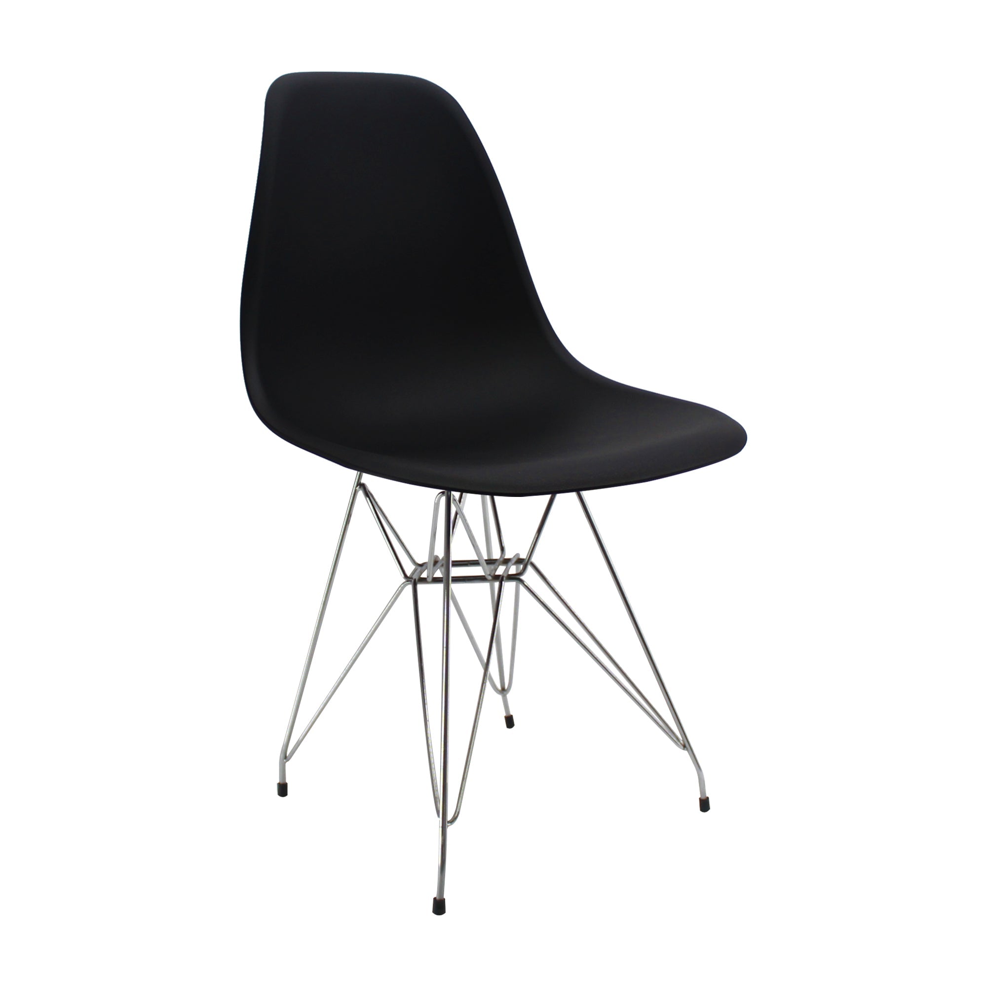 SILLA DKR METAL TIPO EAMES NEGRA BOXBIT