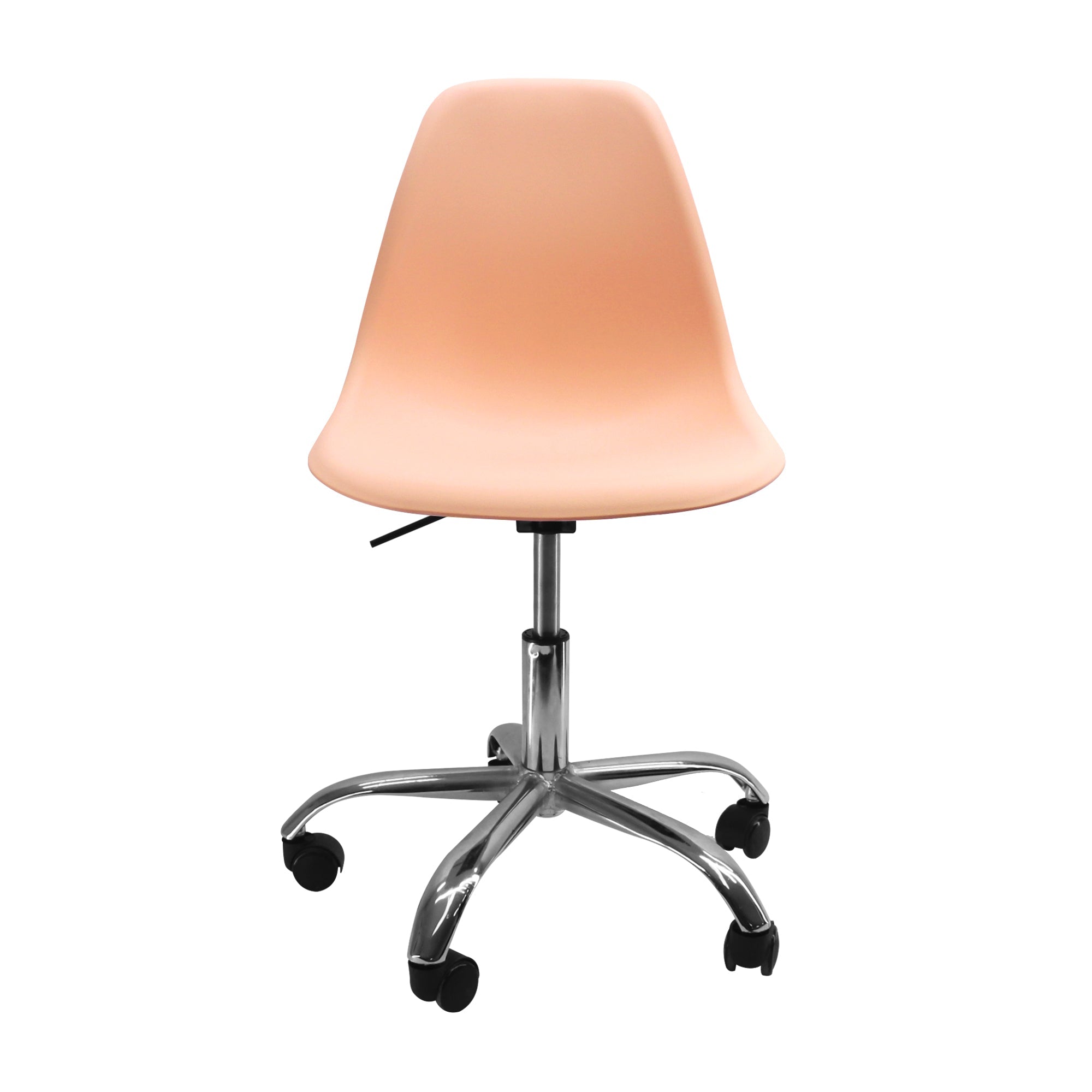 SILLA DKR CON RUEDAS TIPO EAMES SALMON BOXBIT