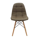SILLA DKR BOTONES TIPO EAMES BEIGE BOXBIT