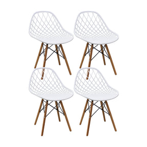Set x4 Sillas Kaila Blancas — Boxbit