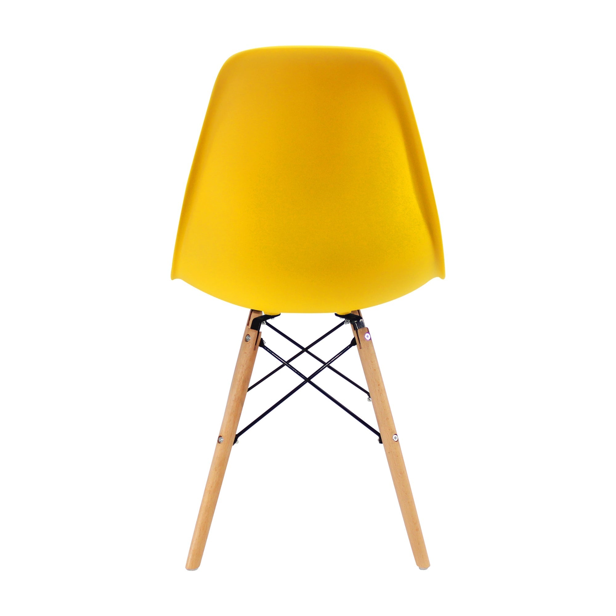 SET X 6 SILLAS DKR TIPO EAMES AMARILLAS BOXBIT