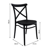SILLA PLATS NEGRA COMPLETA BOXBIT