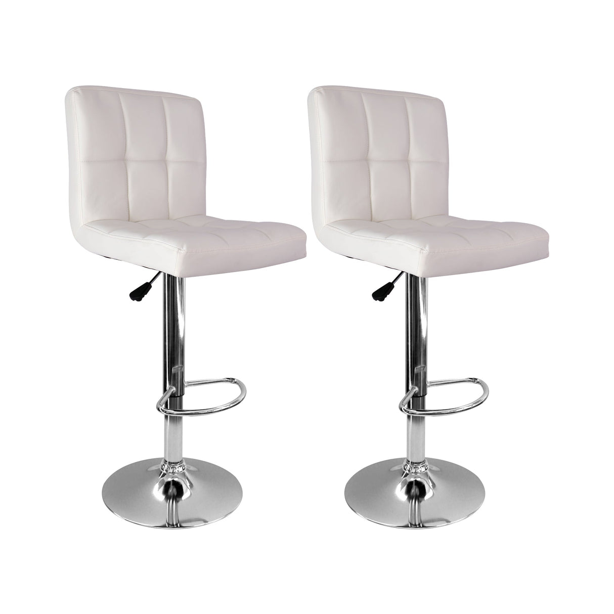 SET X 2 SILLAS CONFORT BAR BLANCAS BOXBIT