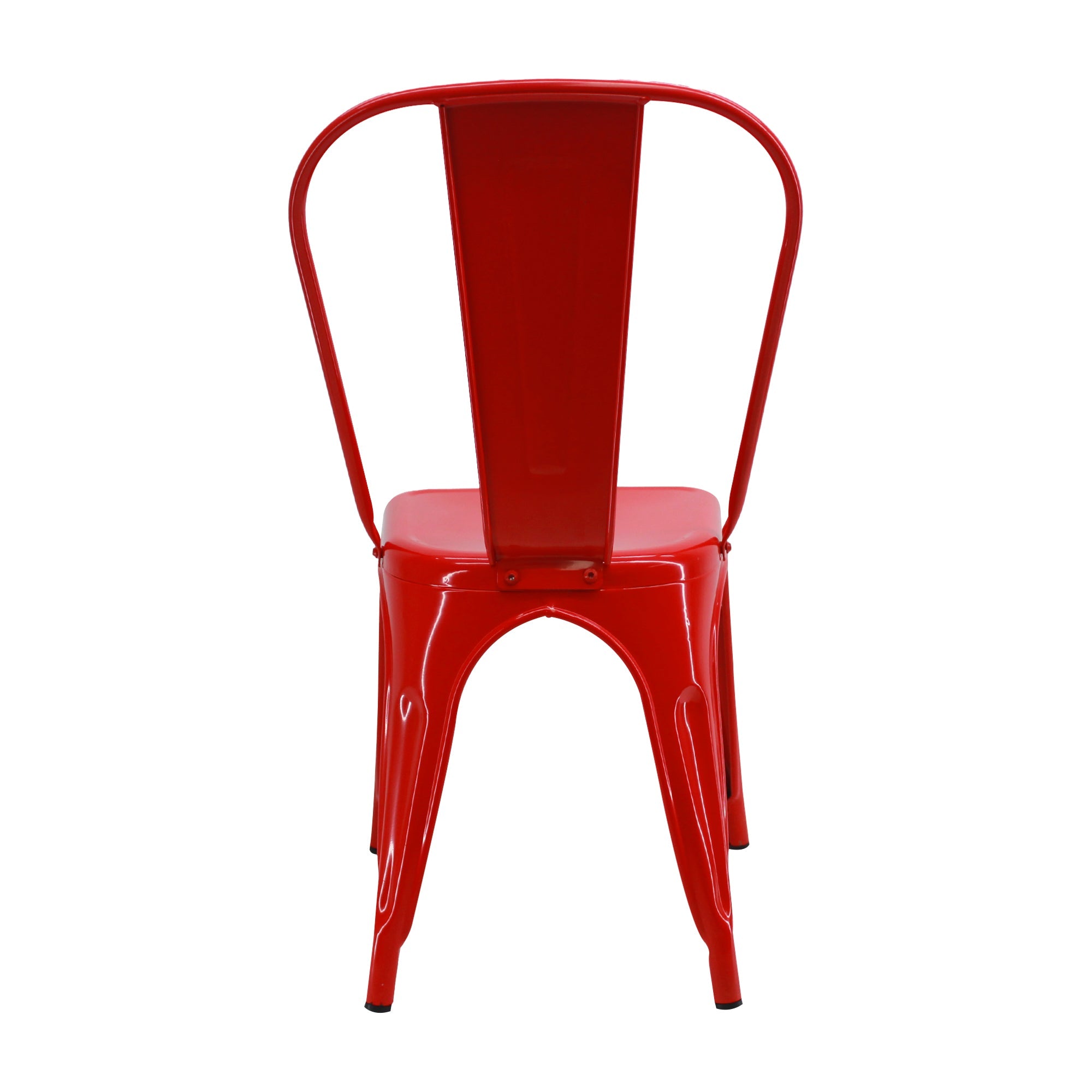 SET X 4 SILLAS TITAN TIPO TOLIX ROJO BOXBIT