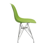 SILLA DKR METAL TIPO EAMES VERDE BOXBIT