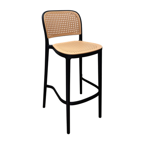 Set x3 Sillas Amis Barra Negra vista lateral — Boxbit