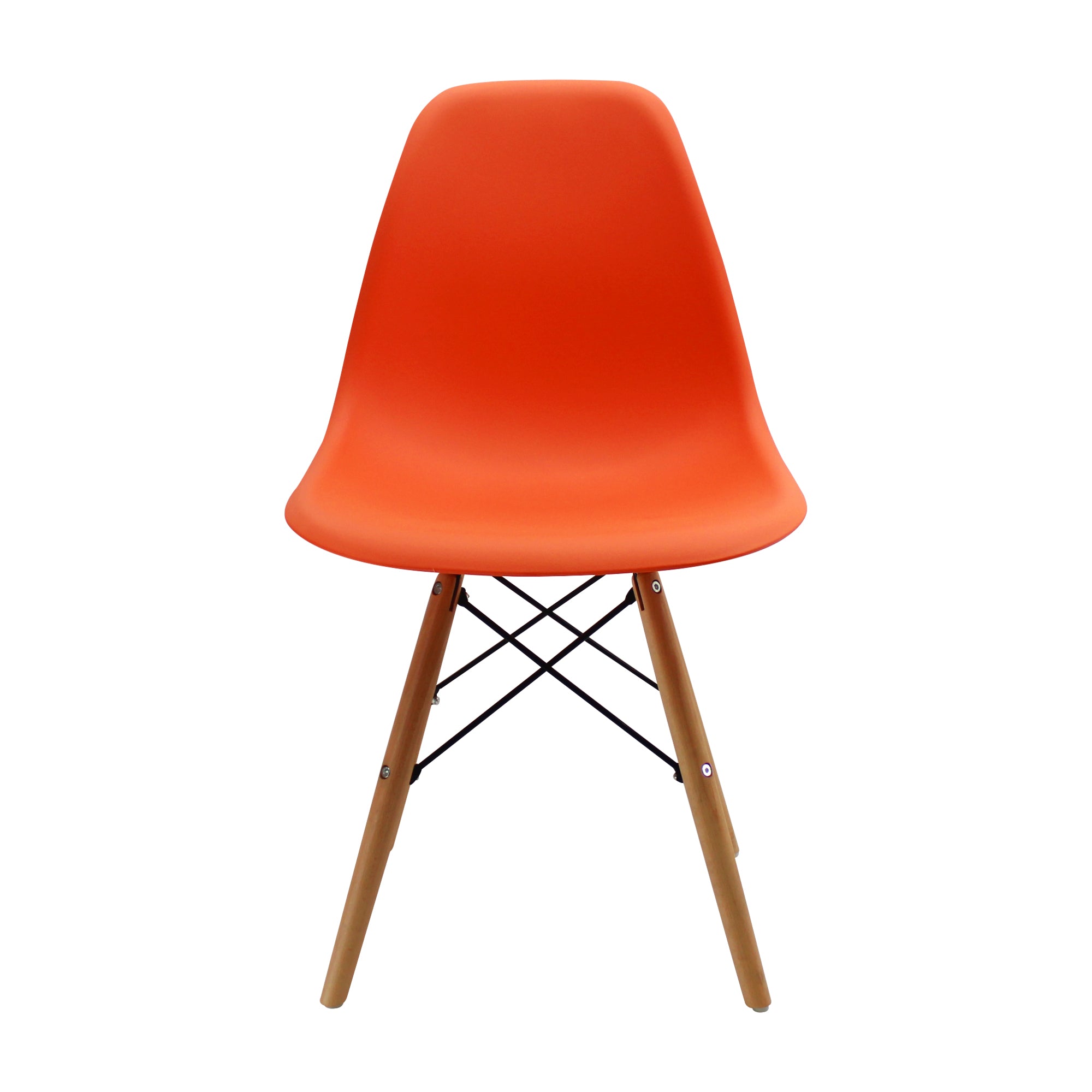 SILLA DKR TIPO EAMES NARANJA BOXBIT