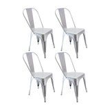 SET X 4 SILLAS TITAN TIPO TOLIX GRIS BOXBIT