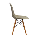 SET X 4 SILLAS DKR TIPO EAMES BEIGE BOXBIT