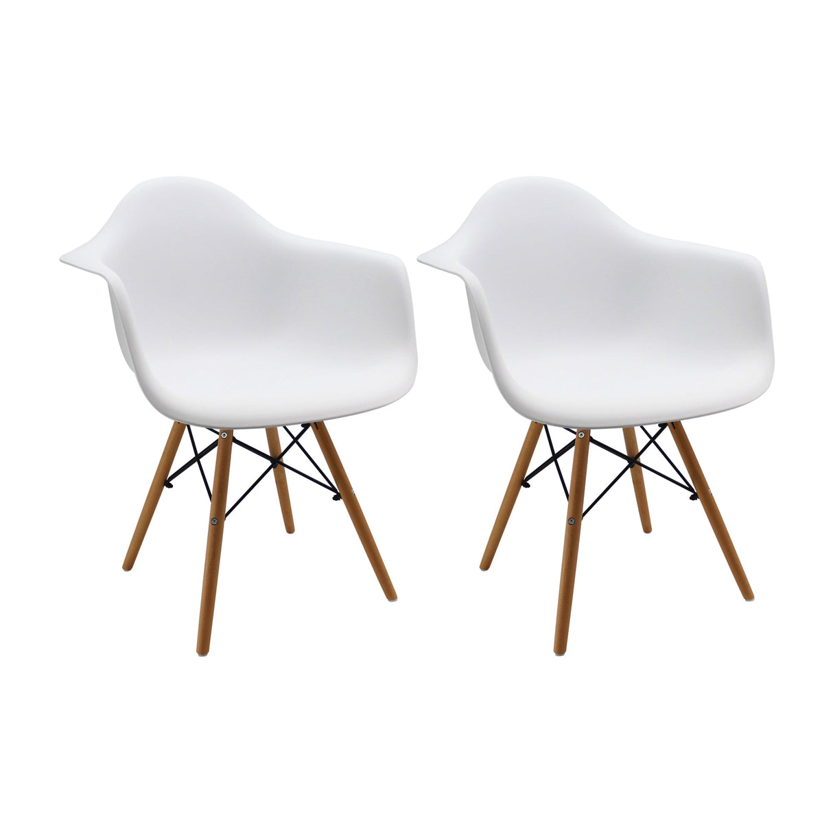 SET X 2 SILLAS DKR CON BRAZOS BLANCAS BOXBIT