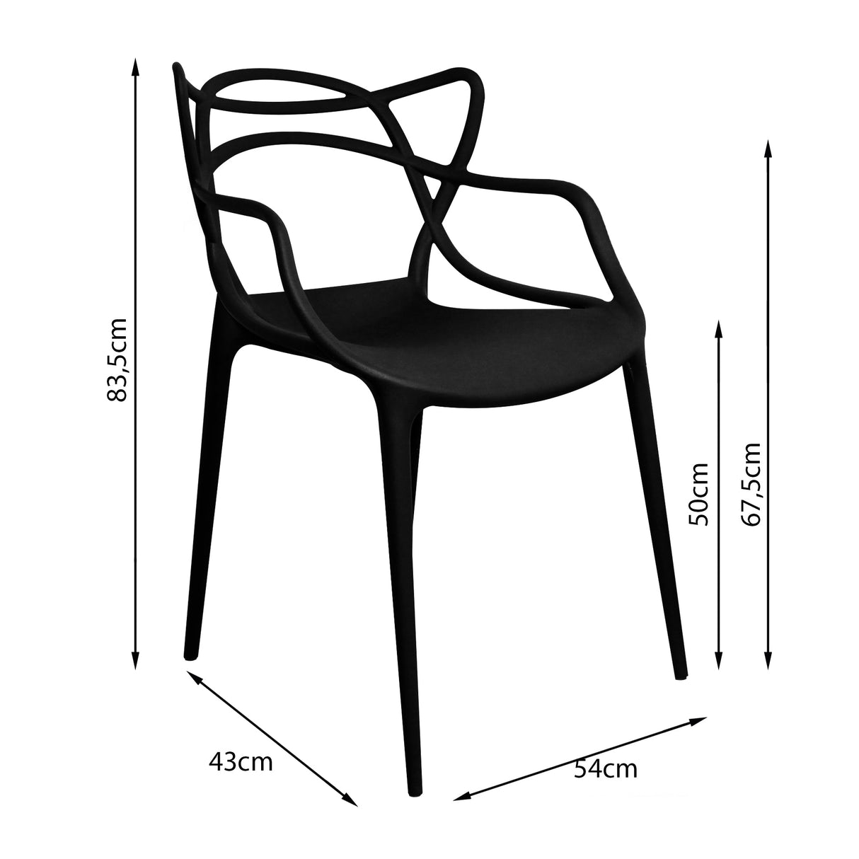 SILLA SOLNA NEGRA BOXBIT