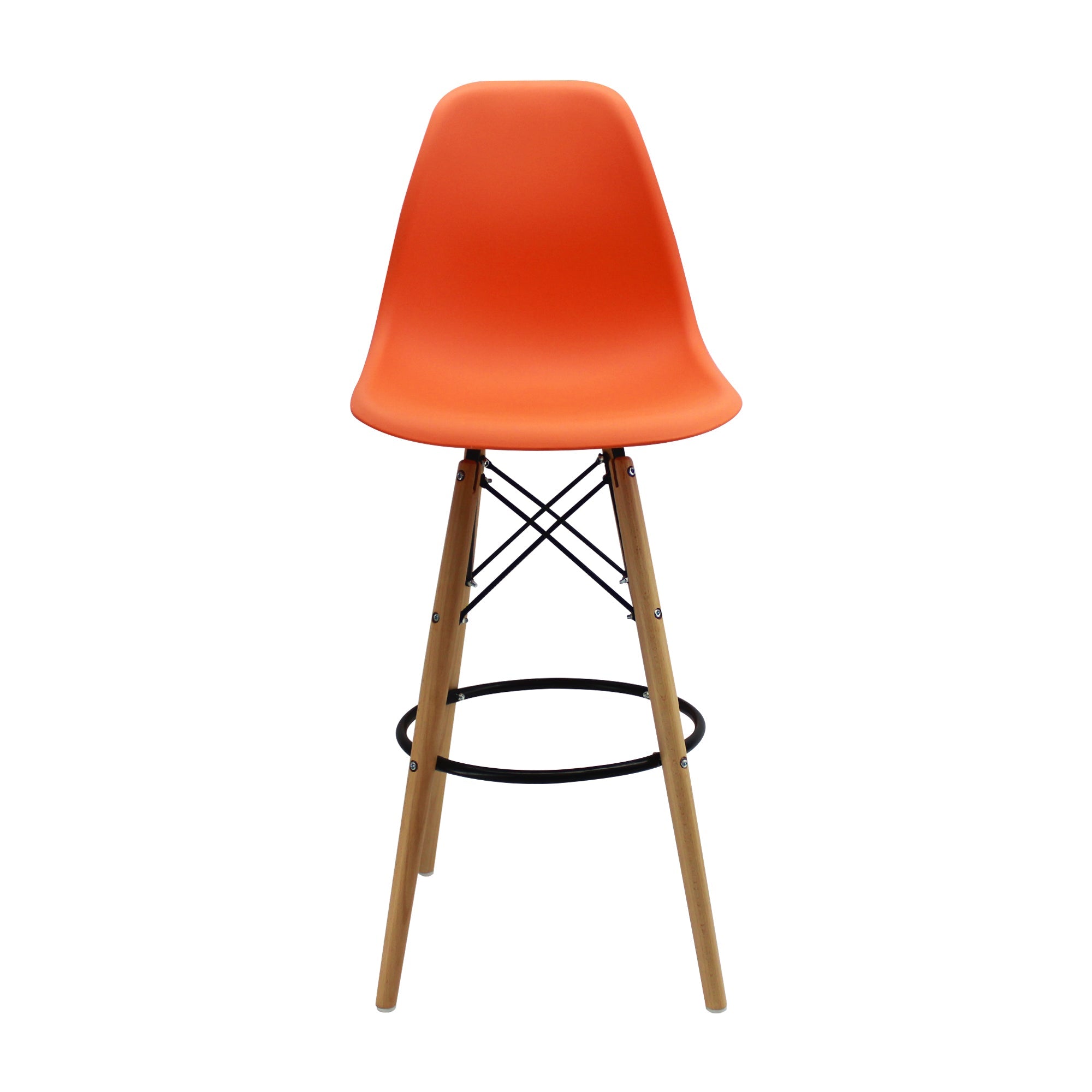 SET X 2 BUTACOS DKR BAR TIPO EAMES NARANJA BOXBIT