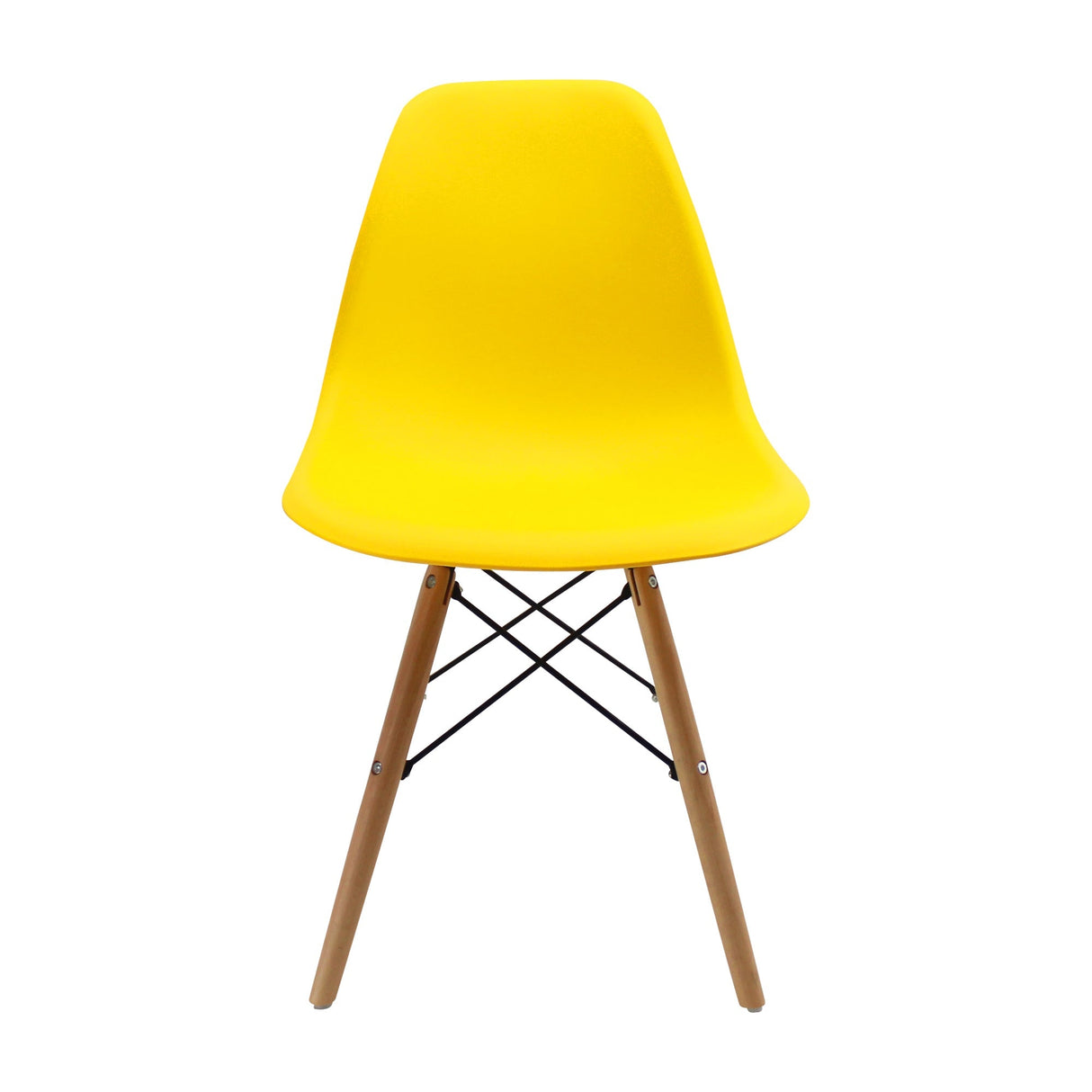 SET X 4 SILLAS DKR TIPO EAMES AMARILLAS BOXBIT
