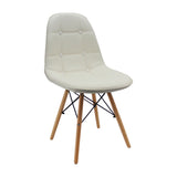 SILLA DKR BOTONES TIPO EAMES BLANCA BOXBIT