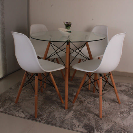 comedor de vidrio