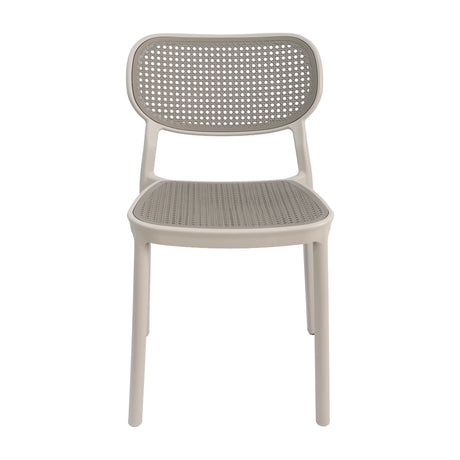 Silla Art Nattura Sb - Silla con Asiento y Respaldo en Rejilla Gris