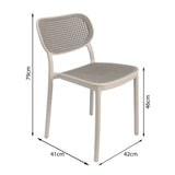 Set X 4 Sillas Art Nattura Sb - Silla con Asiento y Respaldo en Rejilla