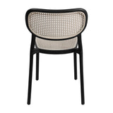 Set X4 Silla Art Nattura Sb - Silla con Asiento y Respaldo en Rejilla Negra