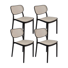 Set X4 Silla Art Nattura Sb Rejilla Negra Boxbit