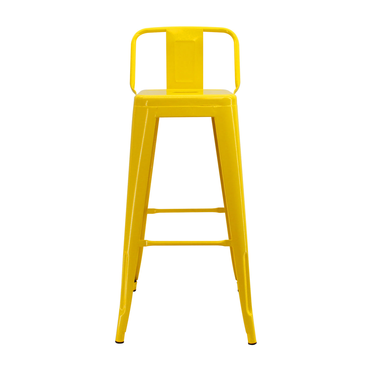 Butaco Alto TITAN Tipo Tolix Amarillo BoxBit
