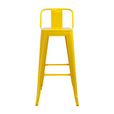Butaco Alto TITAN Tipo Tolix Amarillo BoxBit