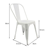 SILLA TITAN TIPO TOLIX BLANCA BOXBIT