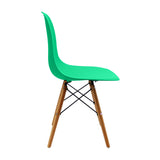 SET X 6 SILLAS DKR TIPO EAMES VERDE MENTA BOXBIT