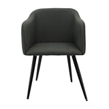 SILLA CHARLA BP CON BRAZOS GRAFITO BOXBIT