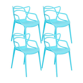 Set x4 Sillas Solna Azul — Boxbit