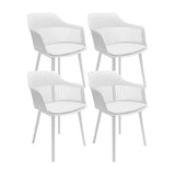 Set x 4 Sillas MENA Blancas Boxbit