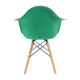 SET X 4 SILLAS DKR CON BRAZOS VERDE MENTA BOXBIT