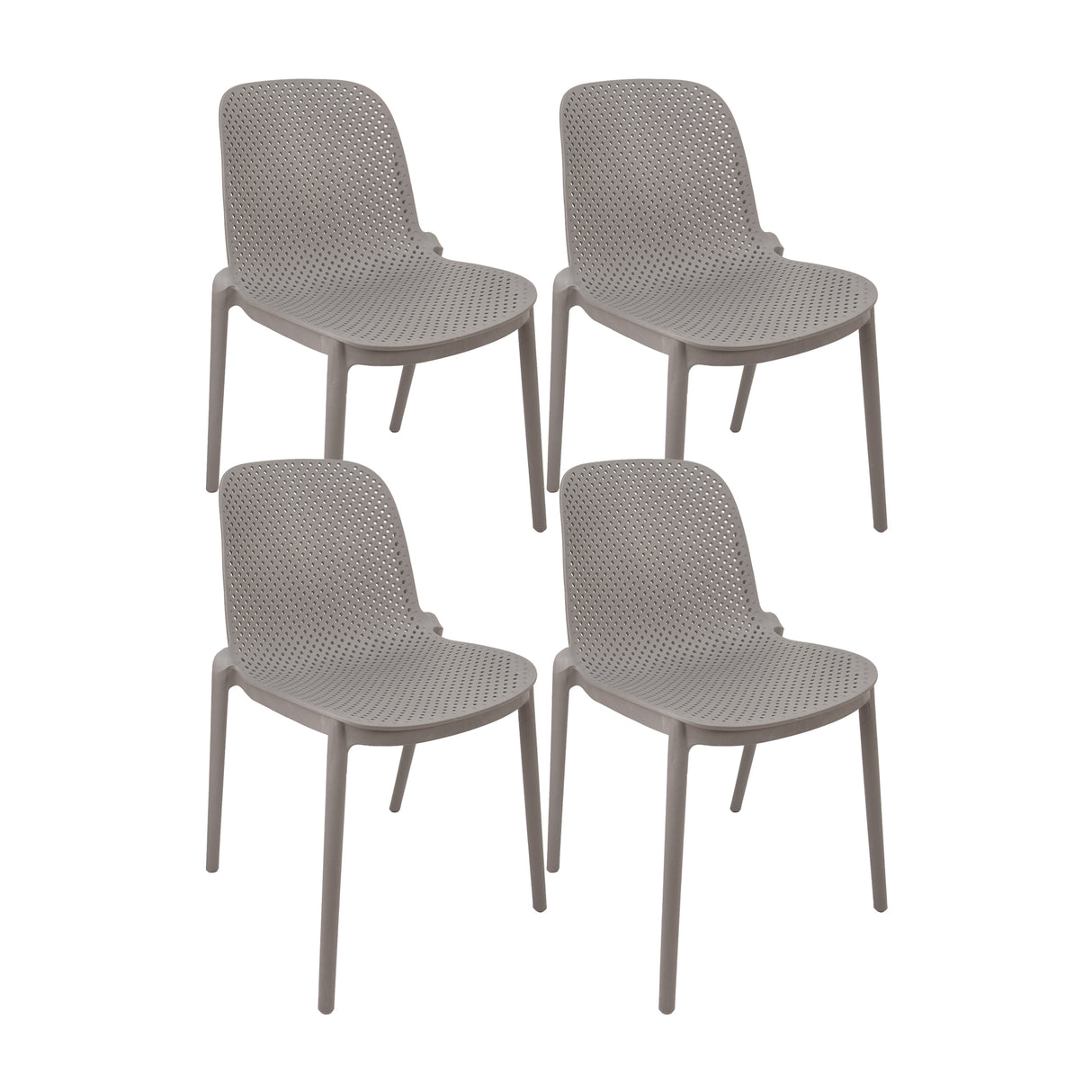 SET X 4 SILLA EXTERIOR BERLIN BEIGE BOXBIT