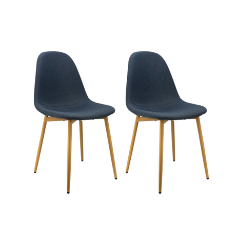SET X 2 SILLAS CHARLA BM INDIGO BOXBIT