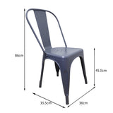SILLA TITAN TIPO TOLIX GRIS OSCURO BOXBIT
