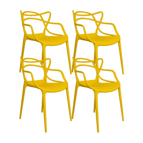 Set x4 Sillas Solna Amarillo — Boxbit