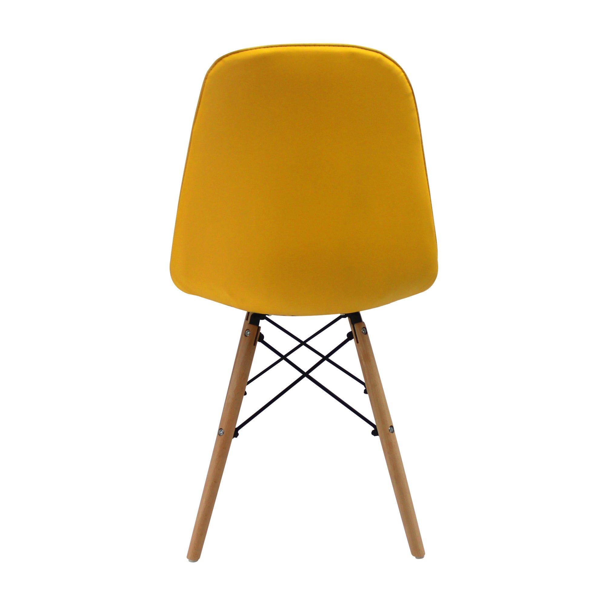 SILLA DKR BOTONES TIPO EAMES AMARILLA BOXBIT