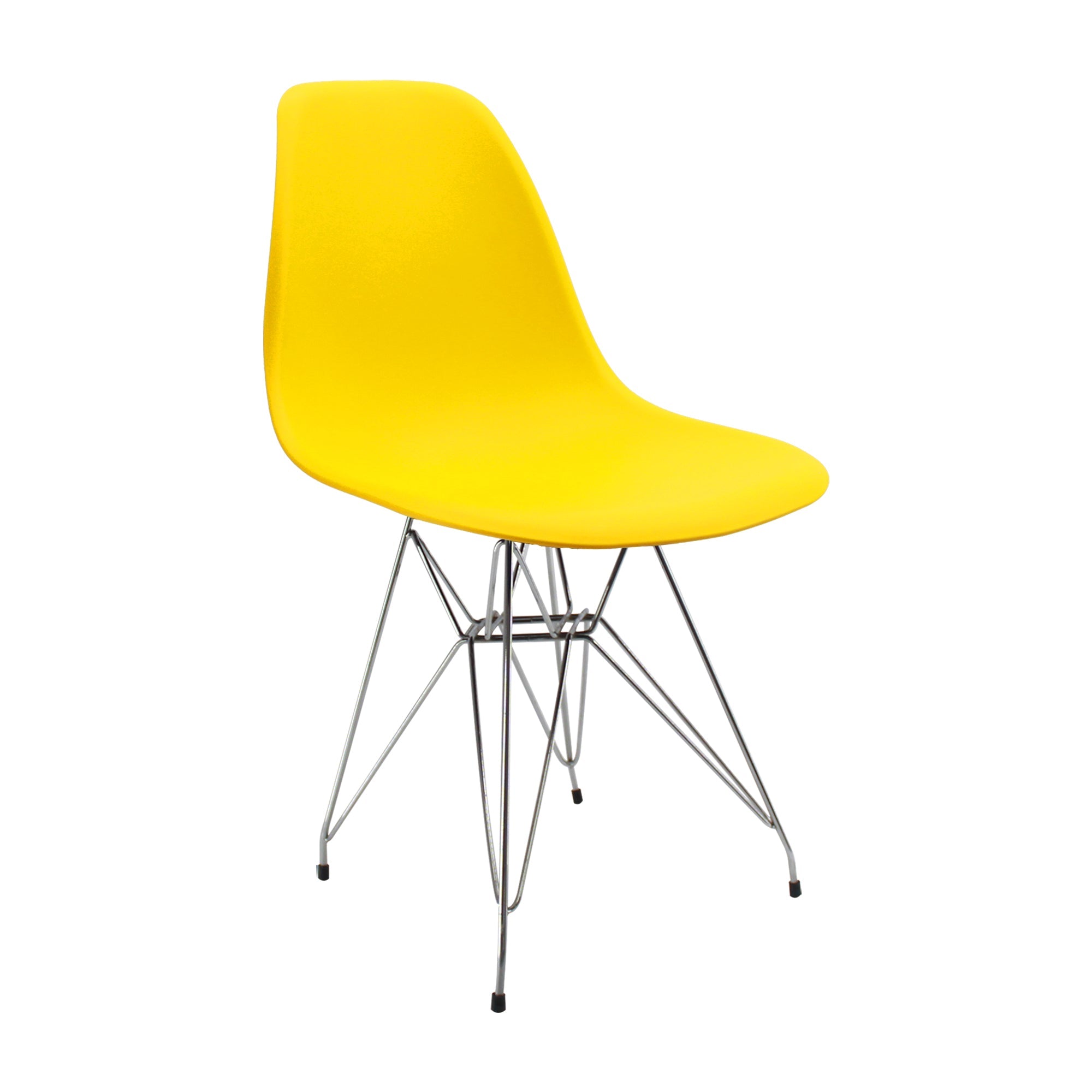 SILLA DKR METAL TIPO EAMES AMARILLA BOXBIT