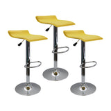 SET X 3 SILLAS WAVE BAR AMARILLA BOXBIT