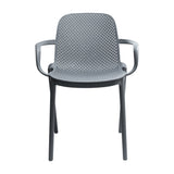 SET X 4 SILLA EXTERIOR BERLIN CON BRAZOS GRIS BOXBIT
