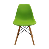 SET X 4 SILLAS DKR TIPO EAMES VERDES BOXBIT