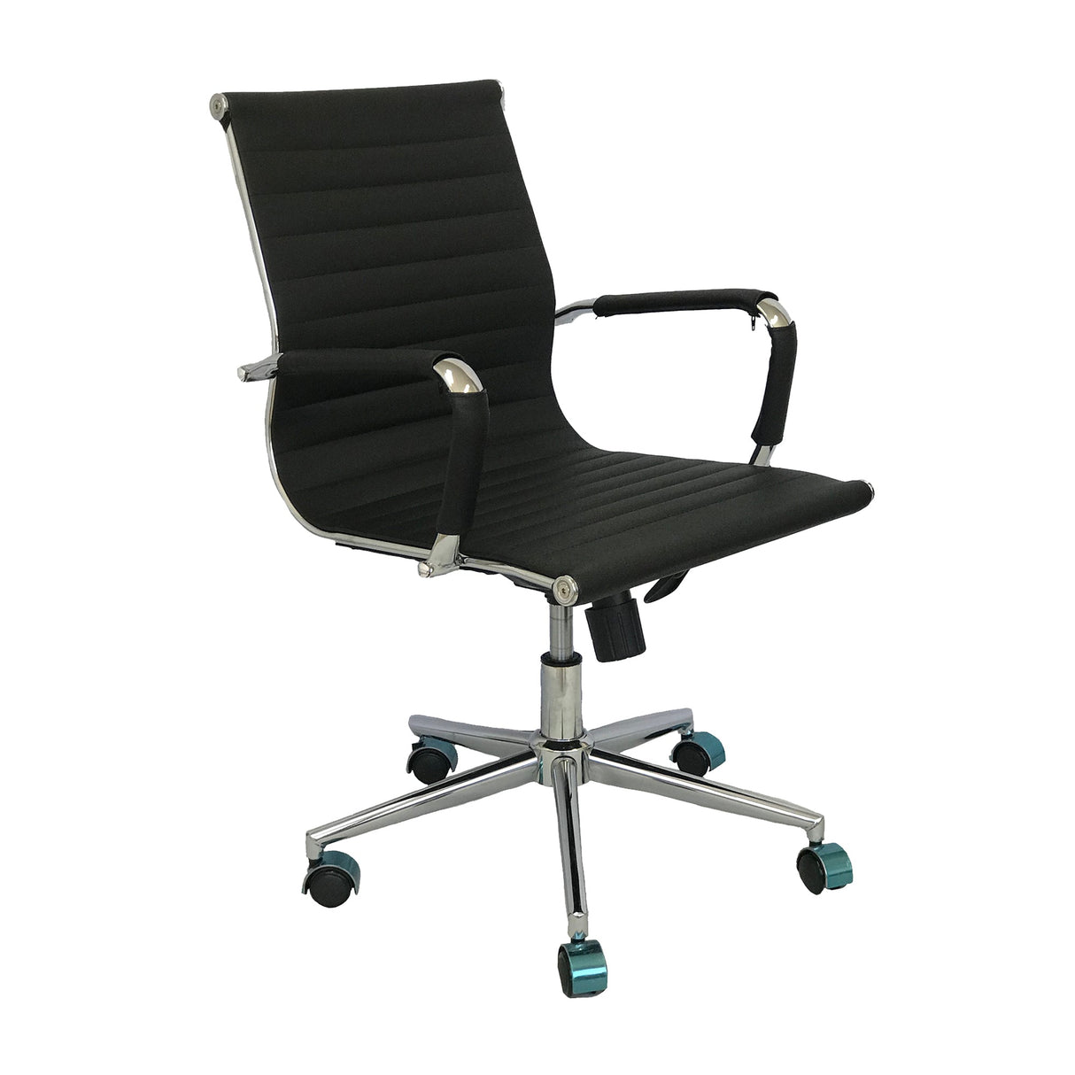 SILLA ESTERILLA OFICINA BAJA NEGRA BOXBIT