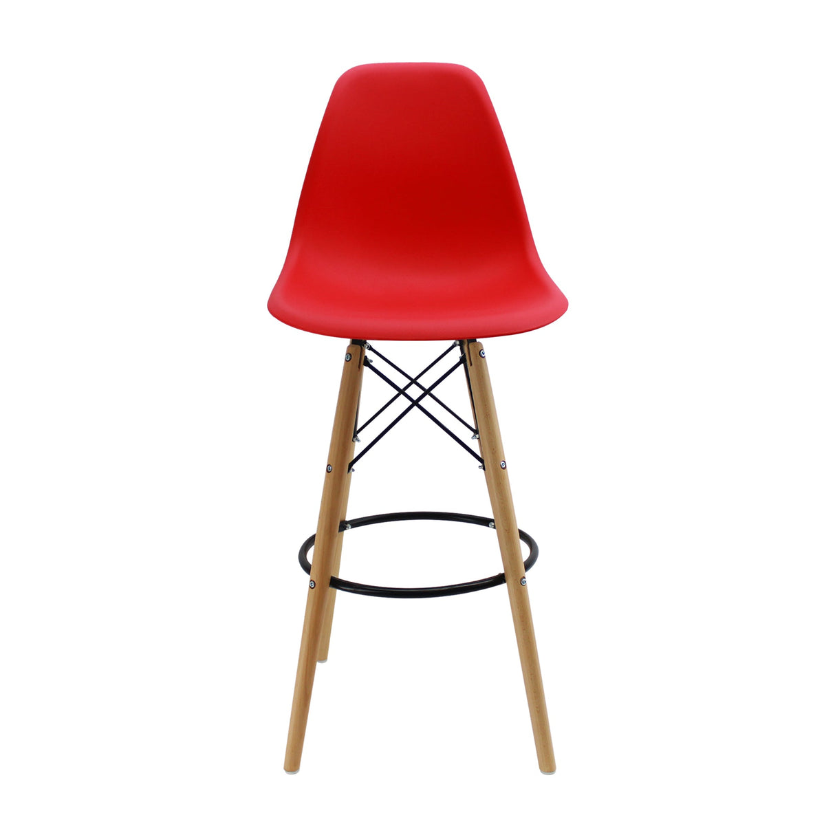 SET X 2 BUTACOS DKR BAR TIPO EAMES ROJA BOXBIT